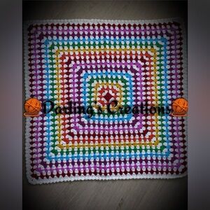 Beautiful crochet baby blanket